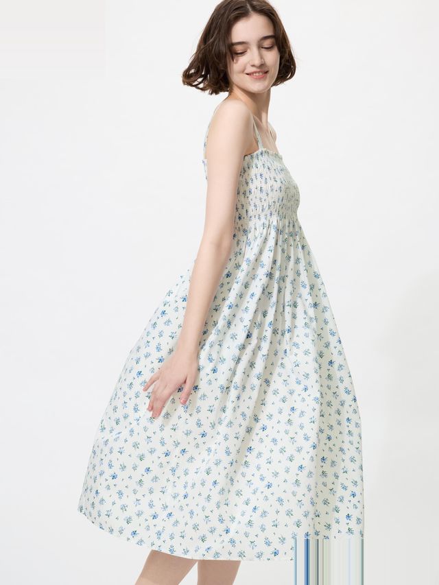 Cotton Shirring Dress