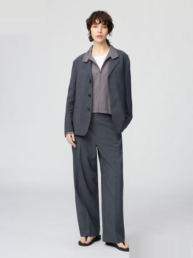 High Rise Straight Pants