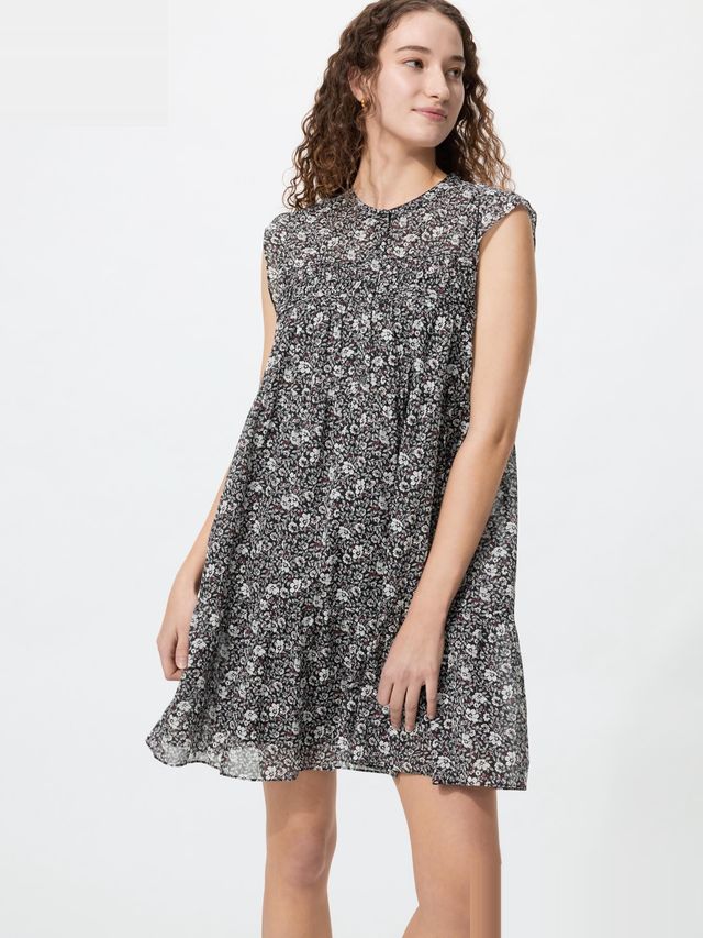 Light Cotton Tiered Dress
