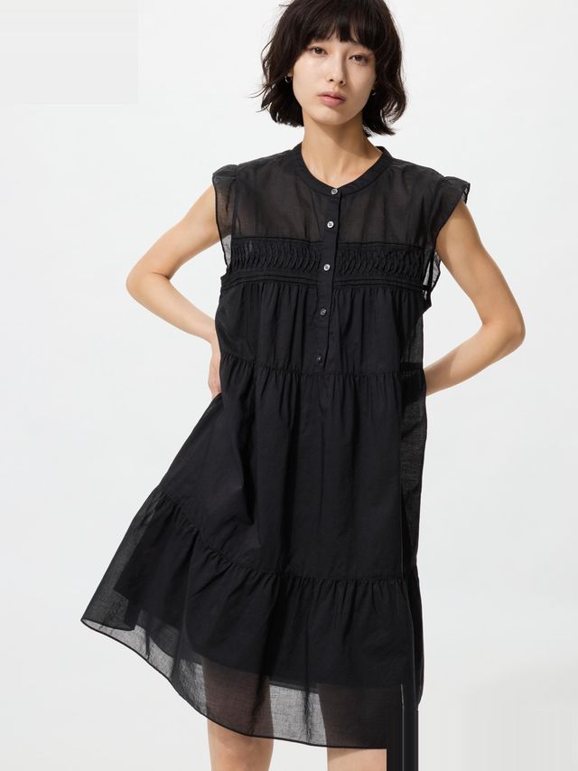 Light Cotton Tiered Dress