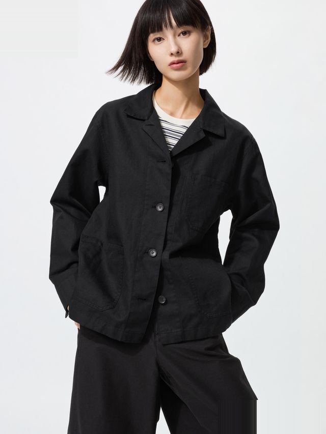 Linen Blend Coverall