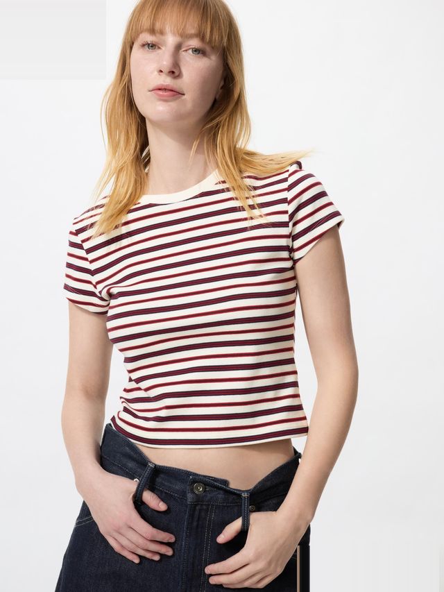 Mini Short Sleeve T-Shirt Striped