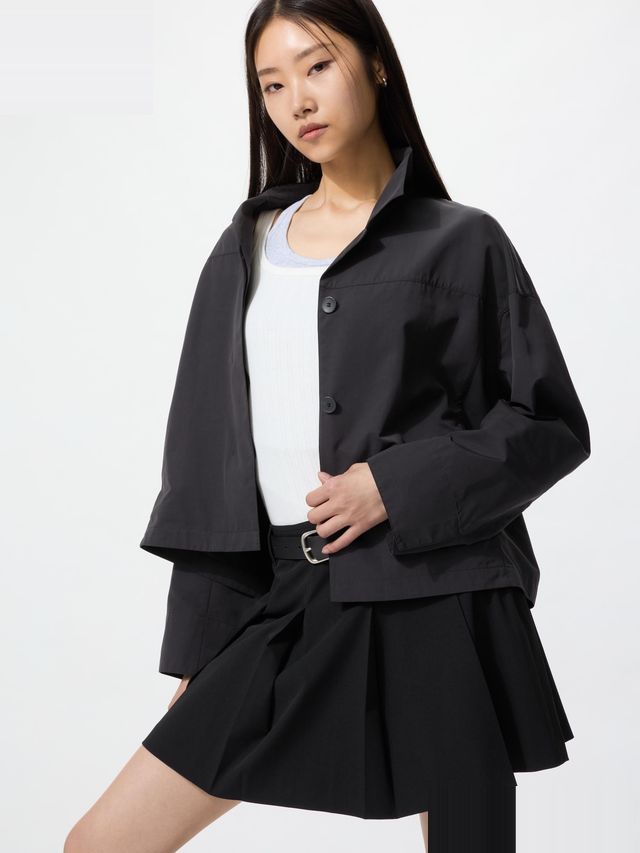 Open Collar Short Jacket