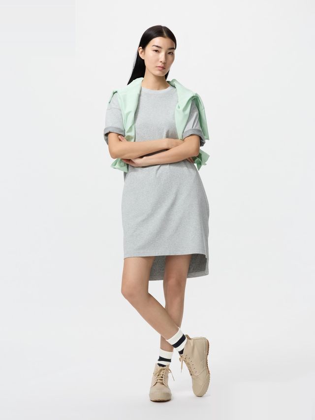 Oversized Bi Colour T Dress