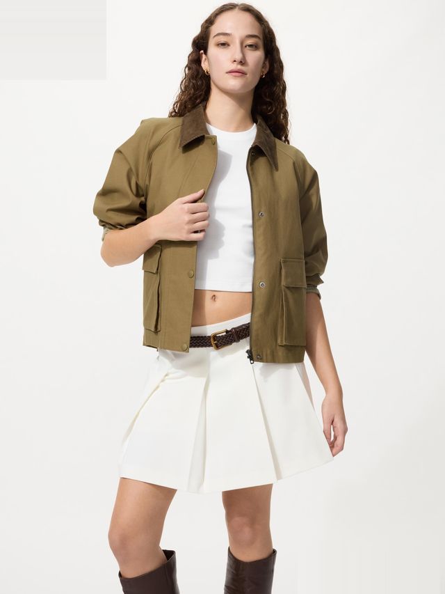 Pleated Skort