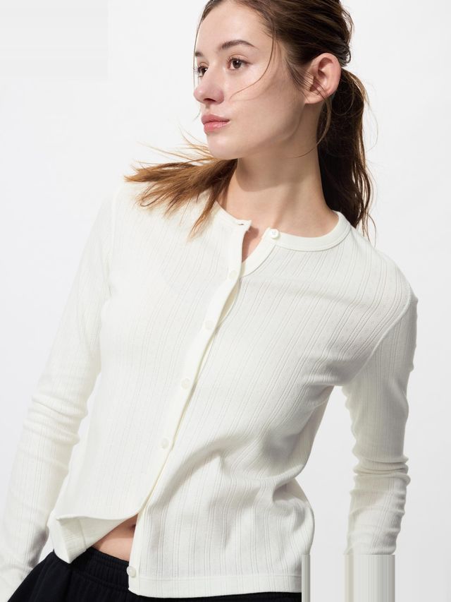 Pointelle Cardigan