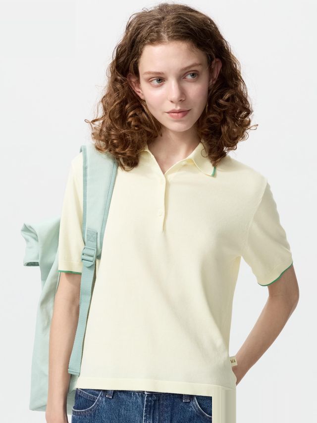 Polo Sweater Short Sleeve