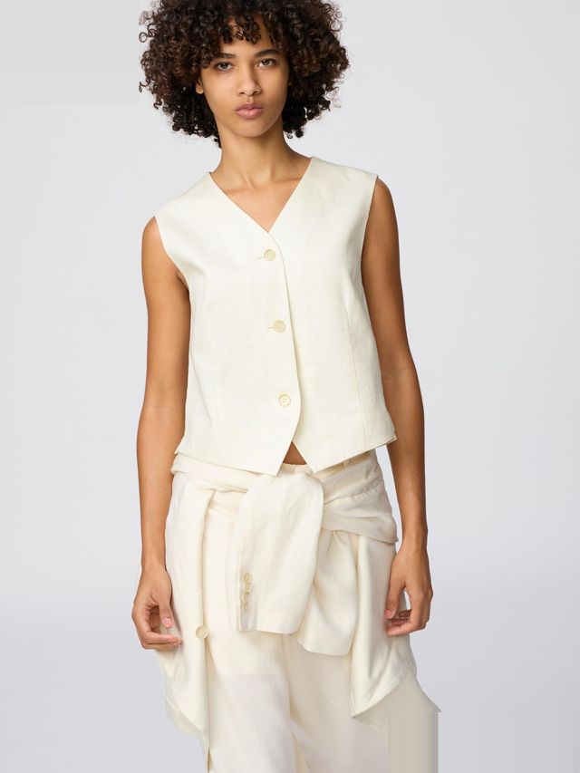 Premium Linen Vest
