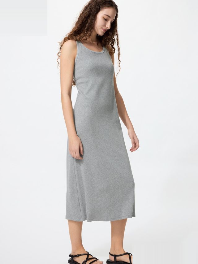 Ribbed Bra Dress Sleeveless
