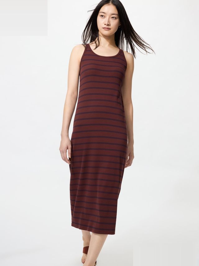 Ribbed Bra Dress Sleeveless