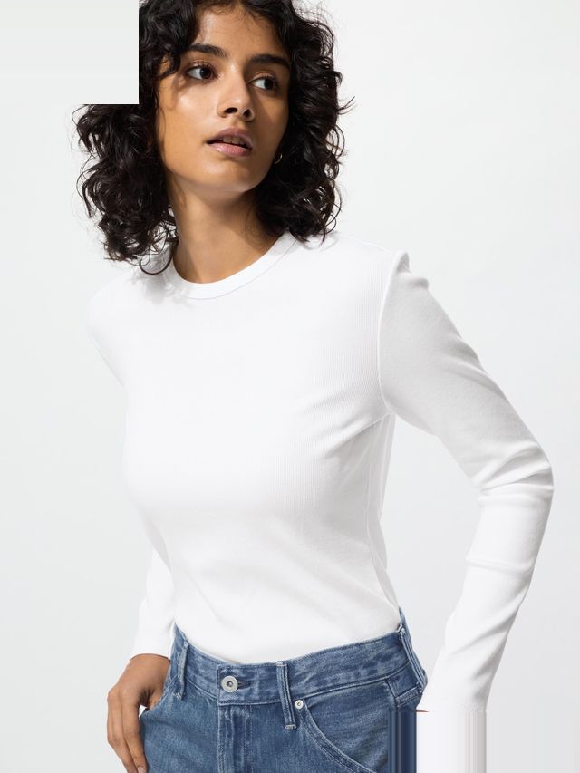 Soft Ribbed T-Shirt Long Sleeve