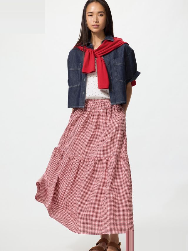 Tiered Maxi Skirt
