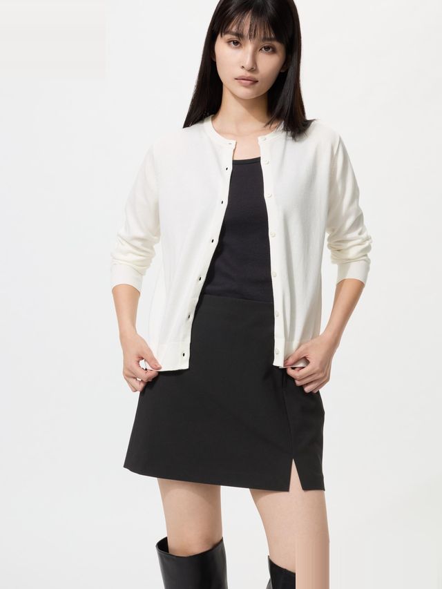 UV Protection Crew Neck Cardigan