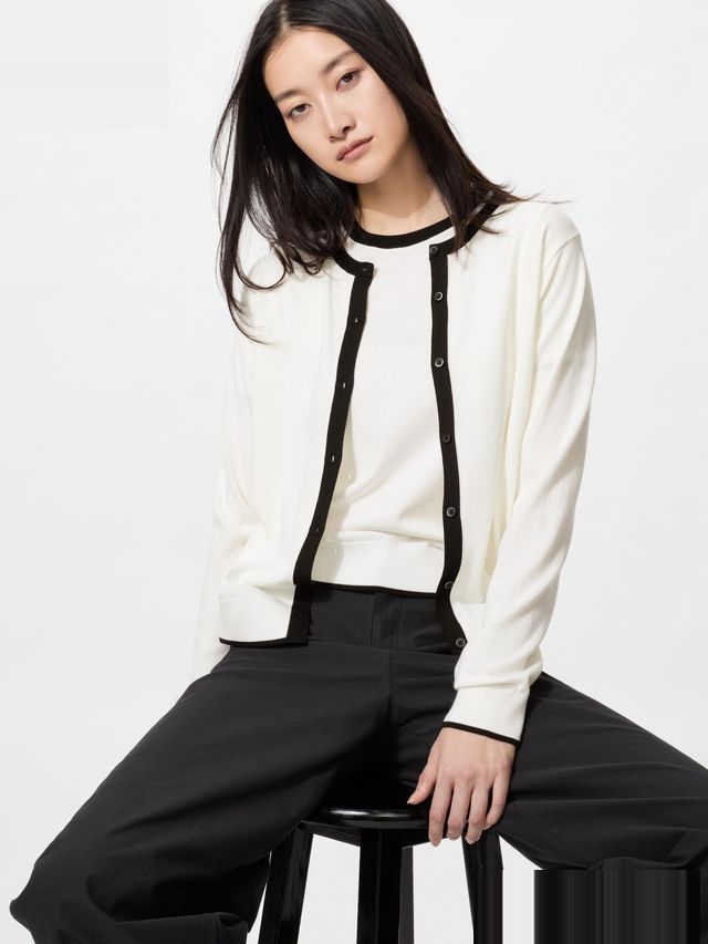UV Protection Crew Neck Cardigan