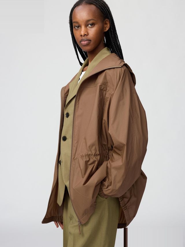 UV Protection Sheer Oversized Parka