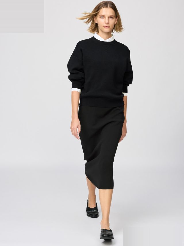 Washable Milano Ribbed Skirt