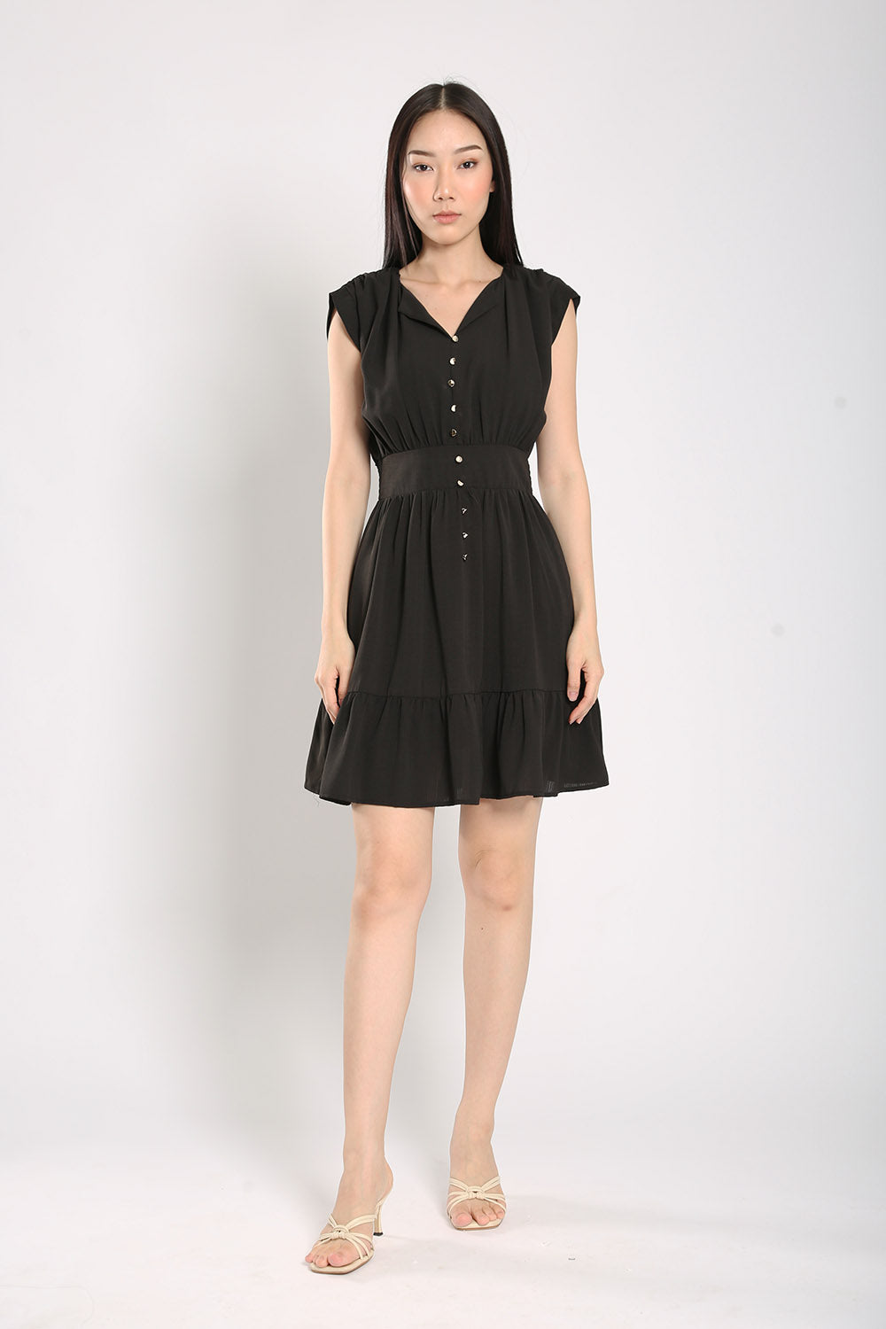 Alicia Mini Dress in Black