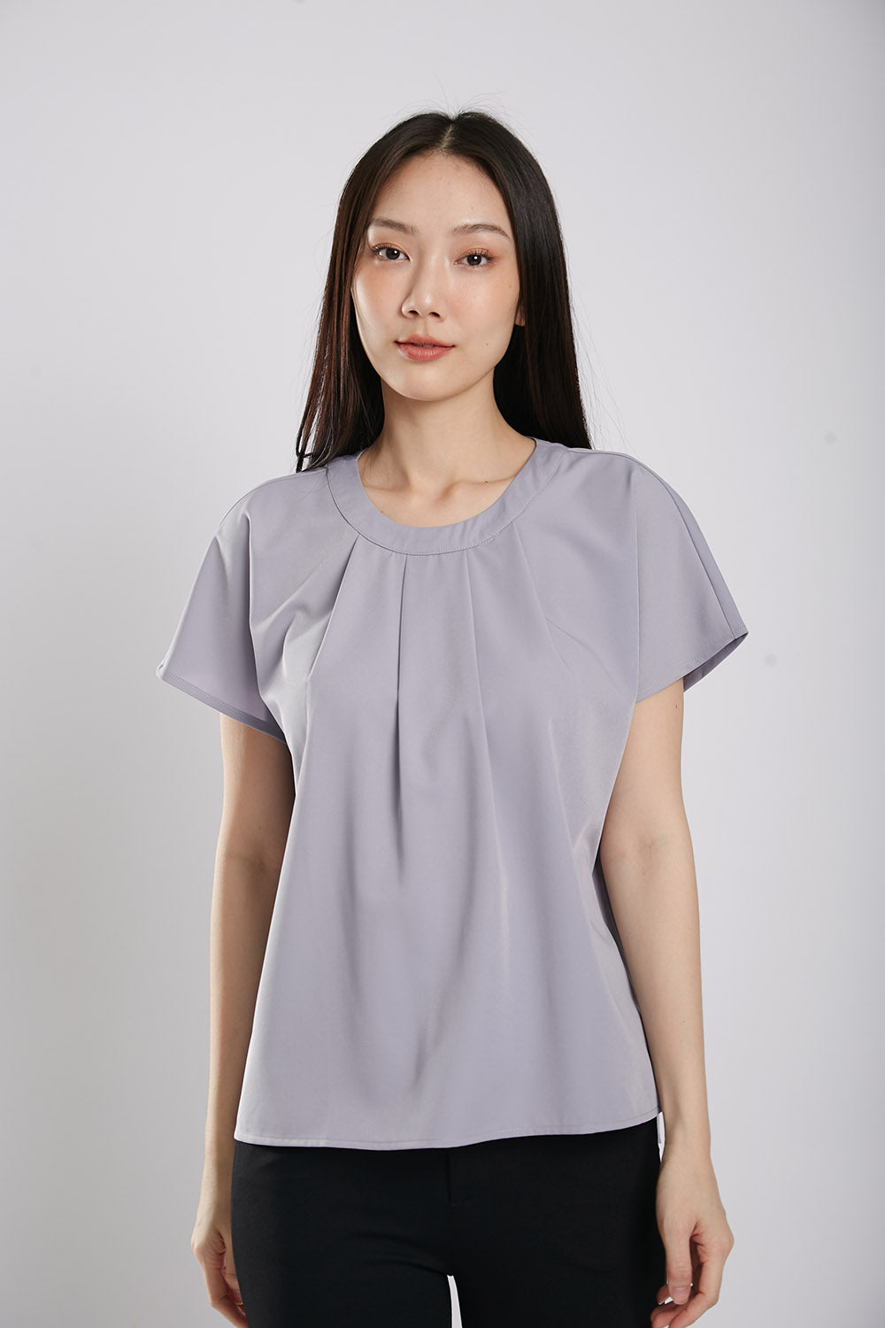 Ashanti Basic Top in Grey
