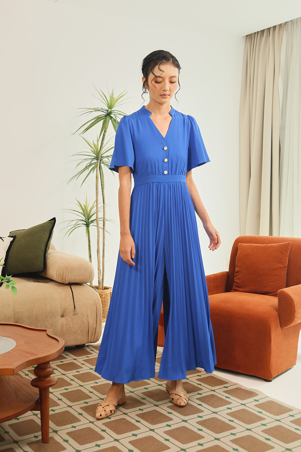 Kristela Jumpsuit in Blue
