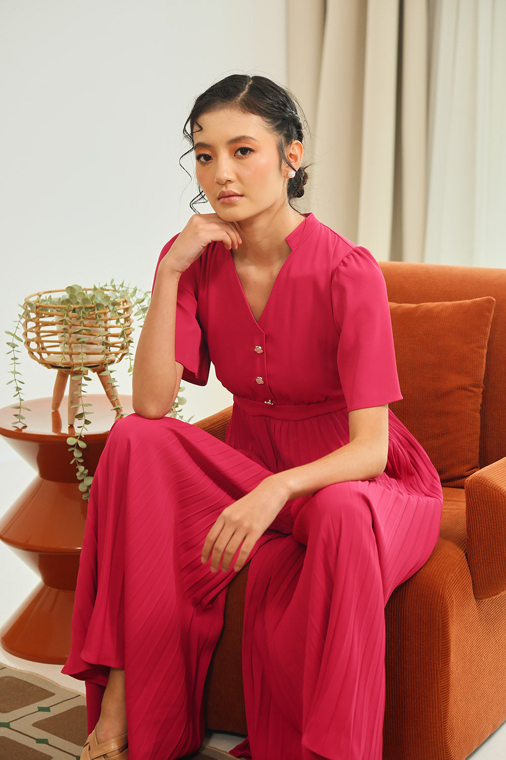 Kristela Jumpsuit in Pink