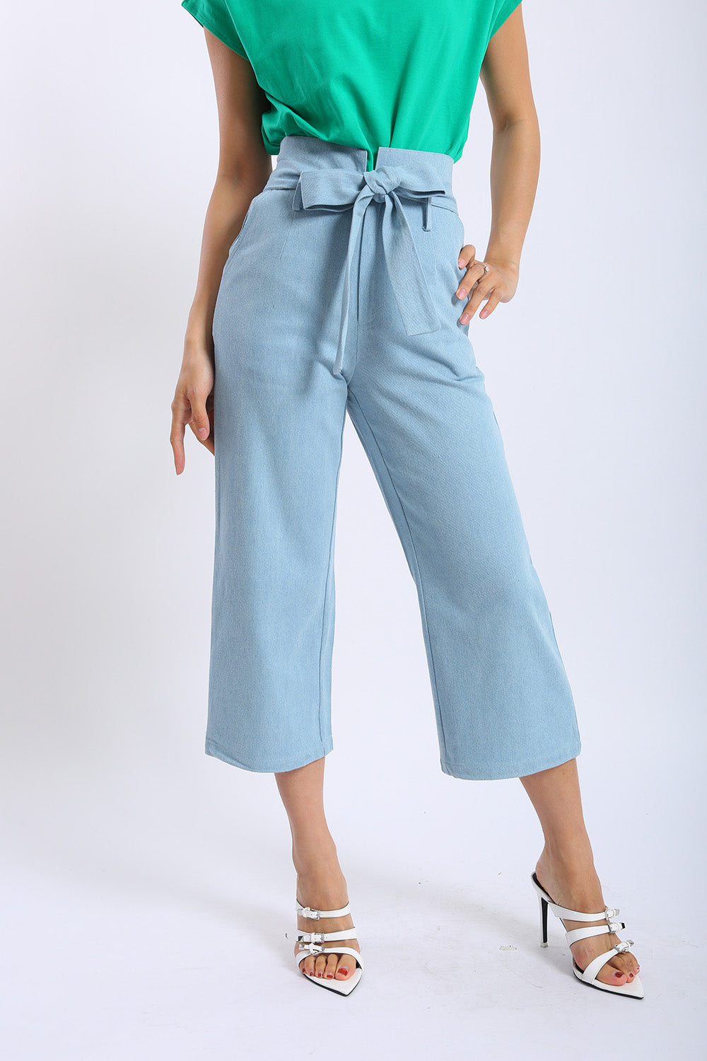 Lithany Denim Pants in Light Wash