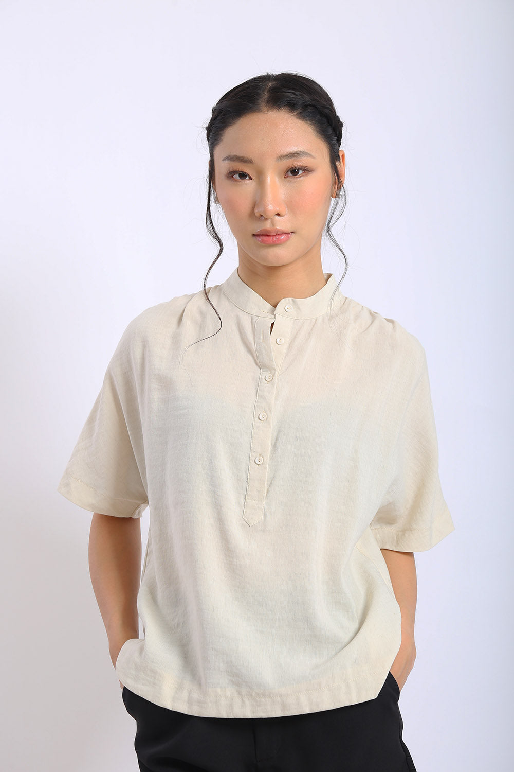 Nerina Top in Cream