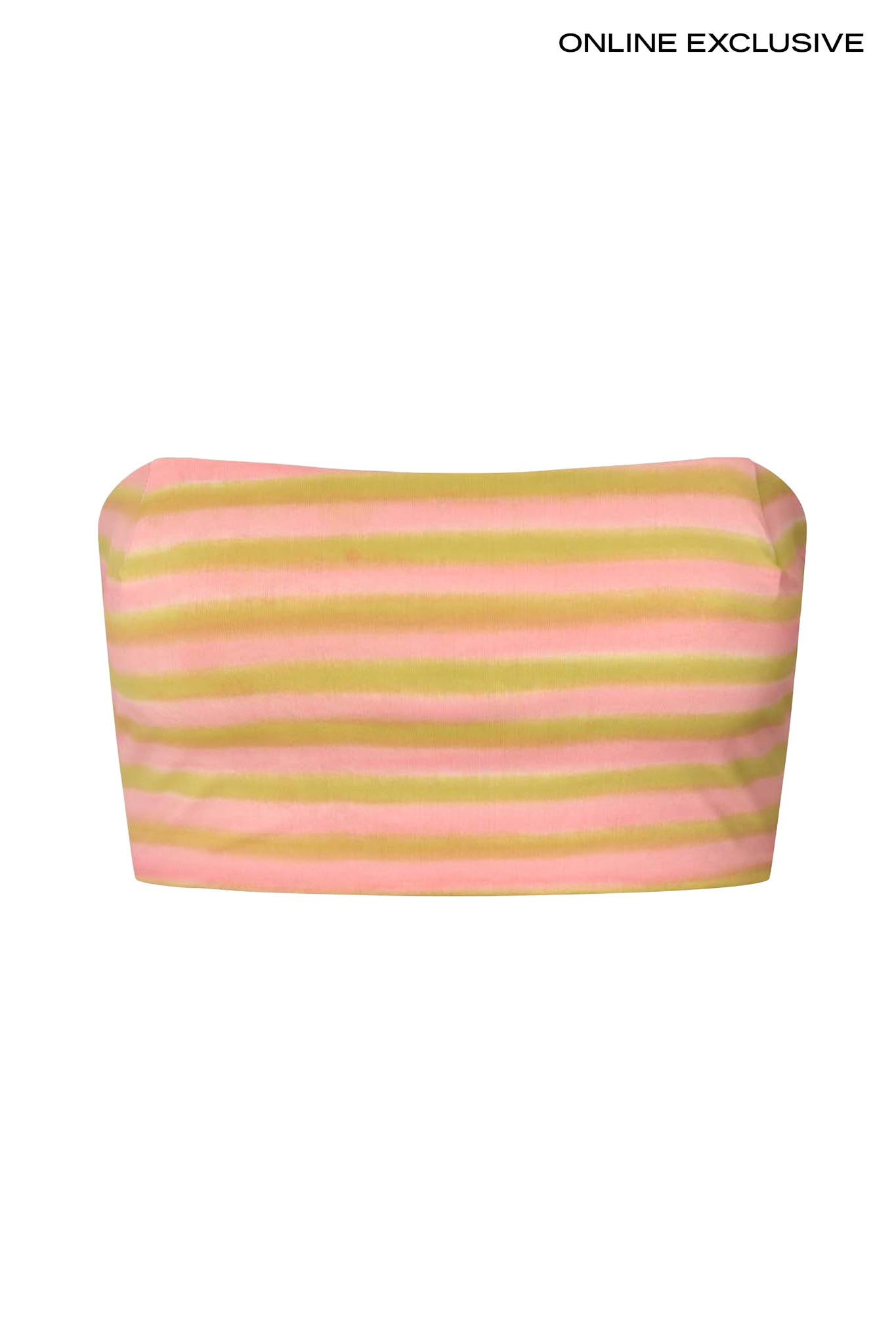 Blurred line bandeau top - Mikie I Lime combo