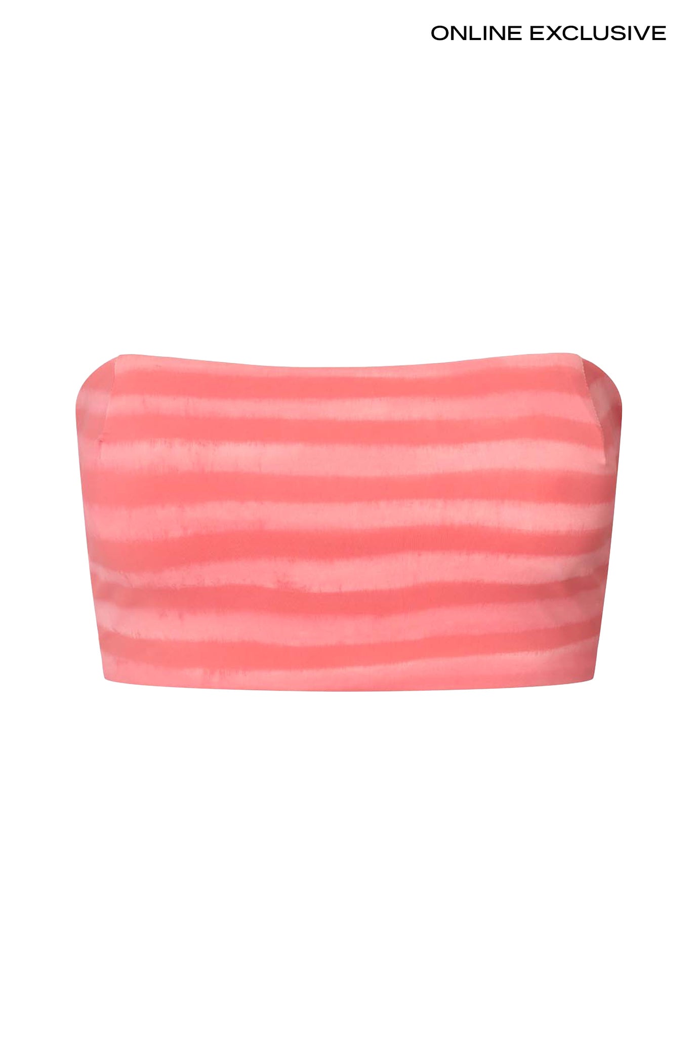 Blurred line bandeau top - Mikie I Pink combo
