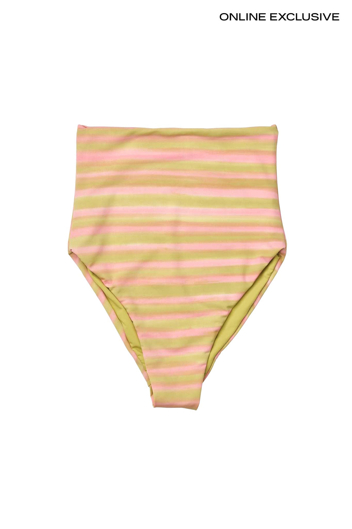 Blurred line highwaist panties - Miranda I Lime combo