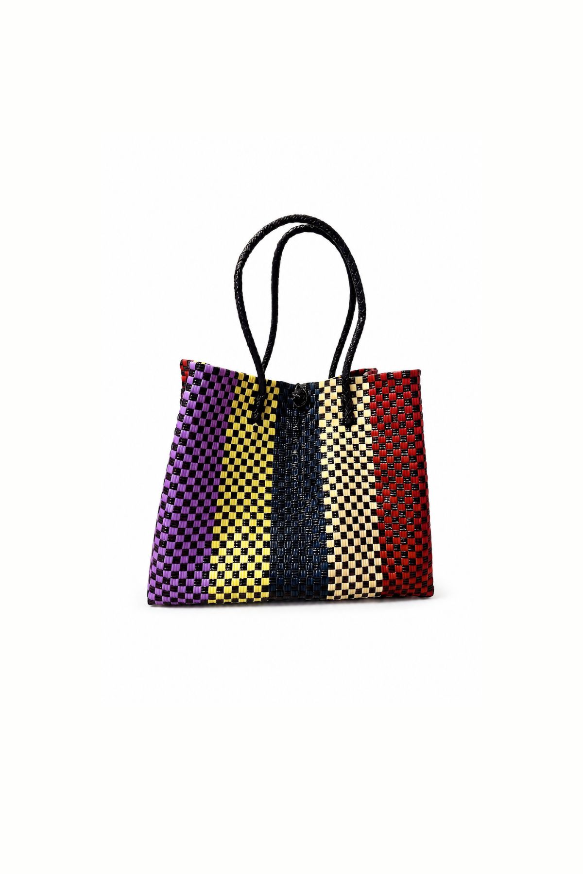 Woven Tote Bag - Rabens Saloner I Multi Stripe Combo